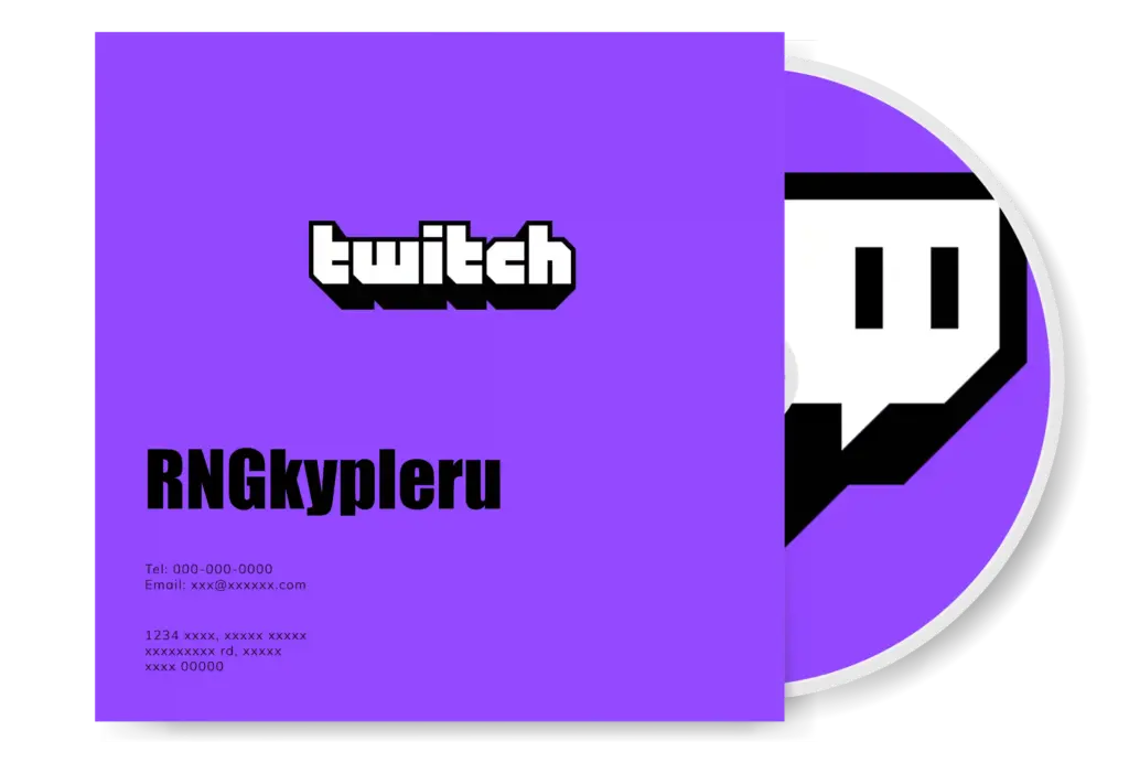 un finto album con i social personalizzata per il sito kypleru.it